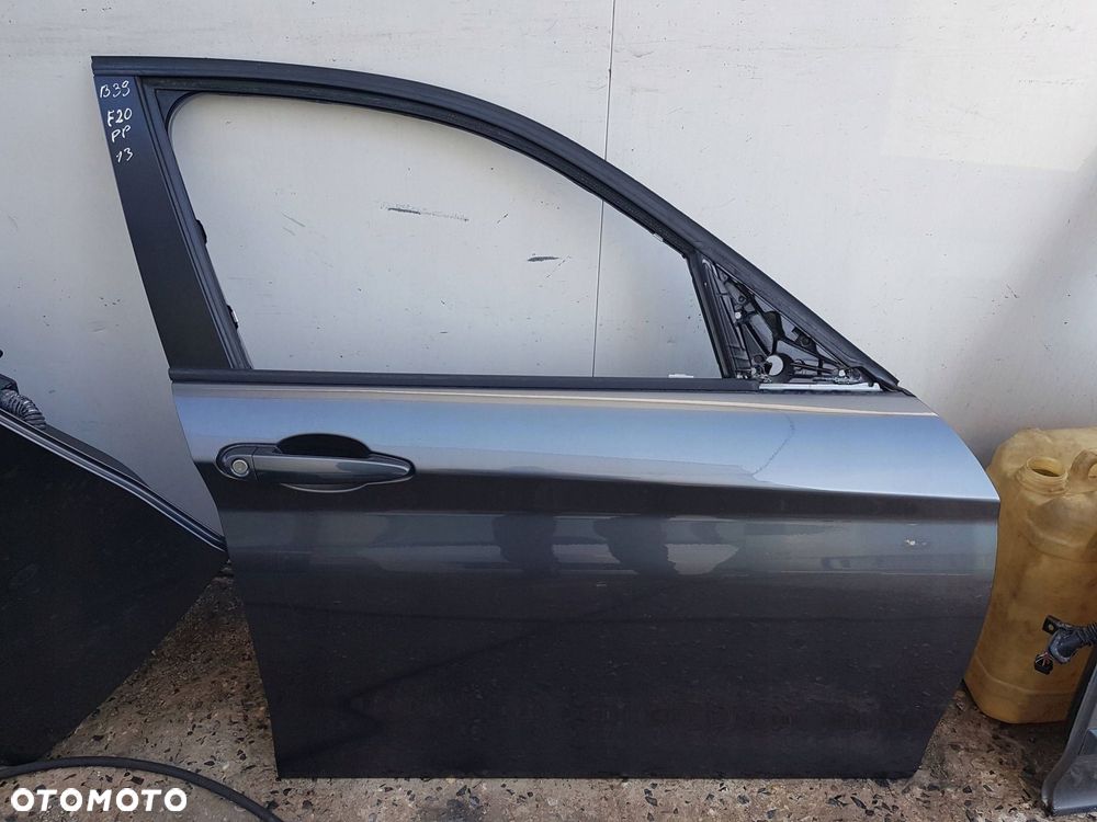 BMW 1 F20 11-19r DRZWI PRAWE PRZÓD PRZEDNIE B39 MINERALGRAU - 1