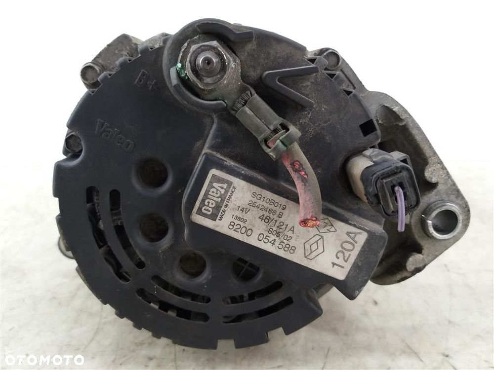 Alternator Renault Megane I 99-02 LAGUNA 1.9 DCI 120A VALEO 8200054588 - 3