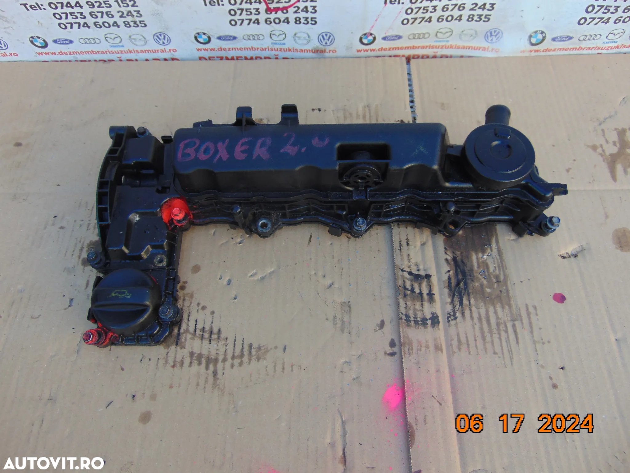 Capac Culbutori Peugeot boxer 2.0 euro 6 citroen jumper 2.0 dupa 2016 capac chiuloasa - 2