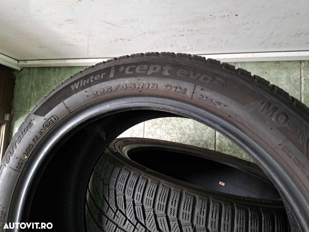 4 anvelope 225/45 R18 Continental + Hankook - 8