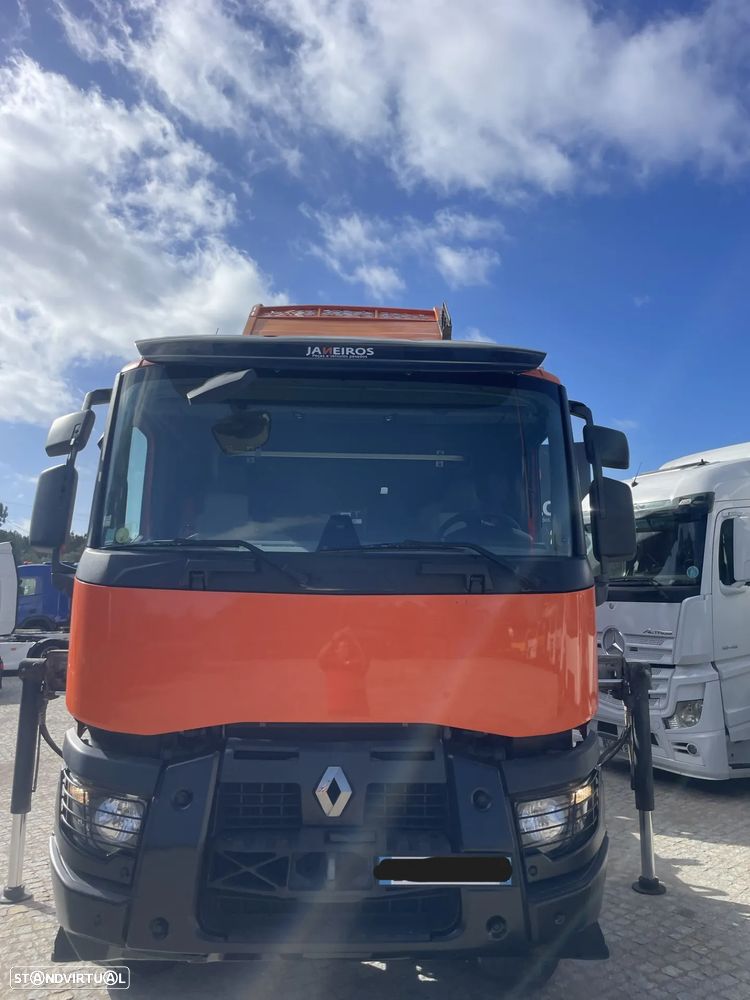 Renault K 430 - 6x4 - Basculante C/ Grua - 2014 - 2