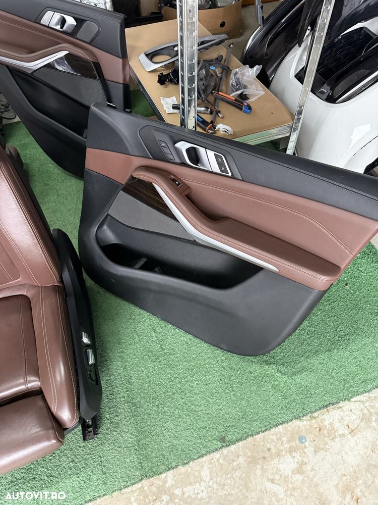 Interior complet Bmw X5 G05 incalzit perforat - 5