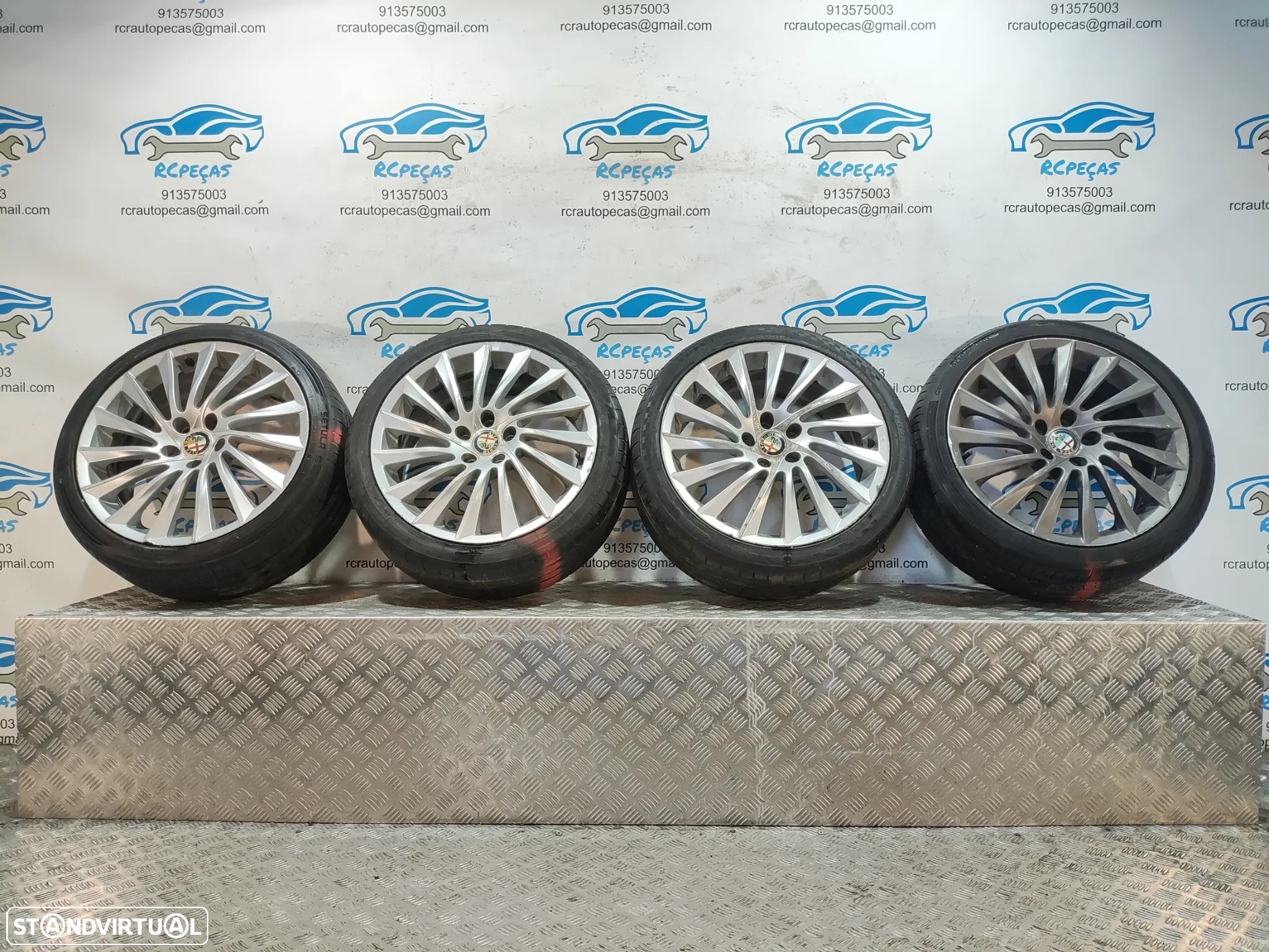 Conjunto Jantes 18 Originais Alfa Romeo Giulietta 7,5J ET41 5x110 - 14