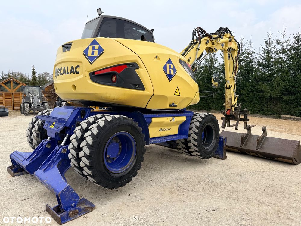 Mecalac Koparka 14 ton MECALAC 15 MWR koparko-ładowarka 3 łyżki widły 1 wł Centr.smarowanie Opony na BLIŹNIAKU 80%Camso ładowarka 714 12MTX 4x4 skrętne KLIMA kabina Premium silnik 146KM DEUTZ szybka 35km/h - 1