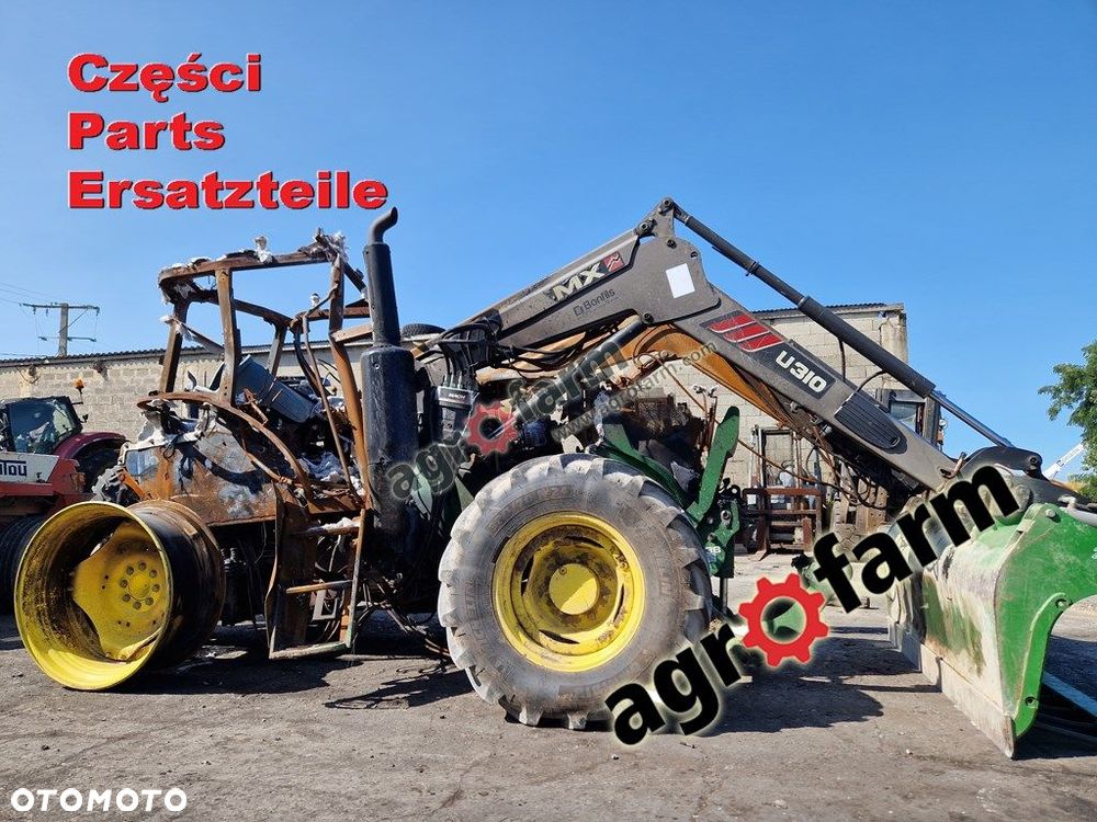 John Deere 6105MC części, skrzynia biegów, silnik - 1