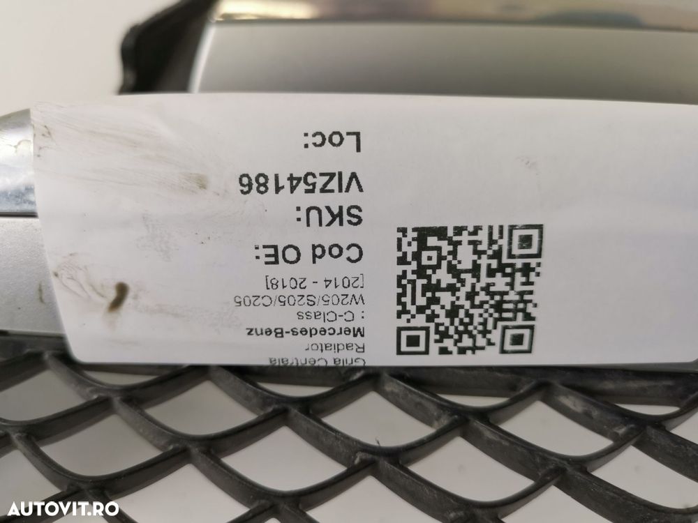 Grila Centrala Radiator Mercedes-Benz  C-Class W205/S205/C205 [2014 - - 8