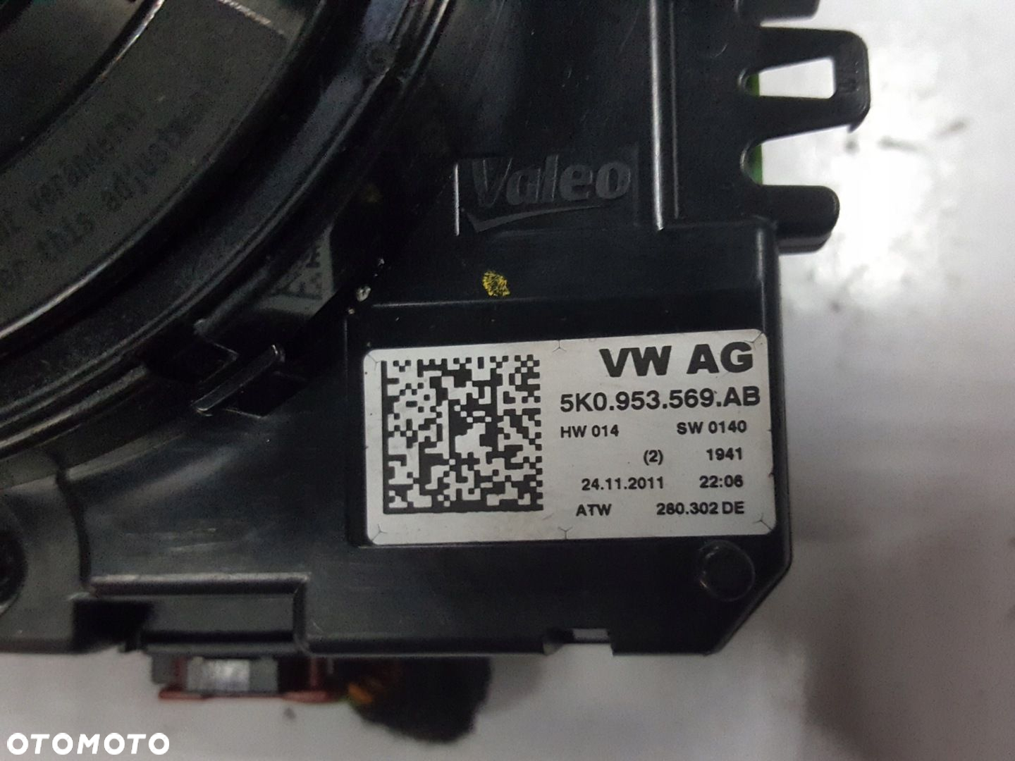 VW PASSAT CC 08-12r TAŚMA AIRBAG ZWIJAK 5K0953569AB - 2