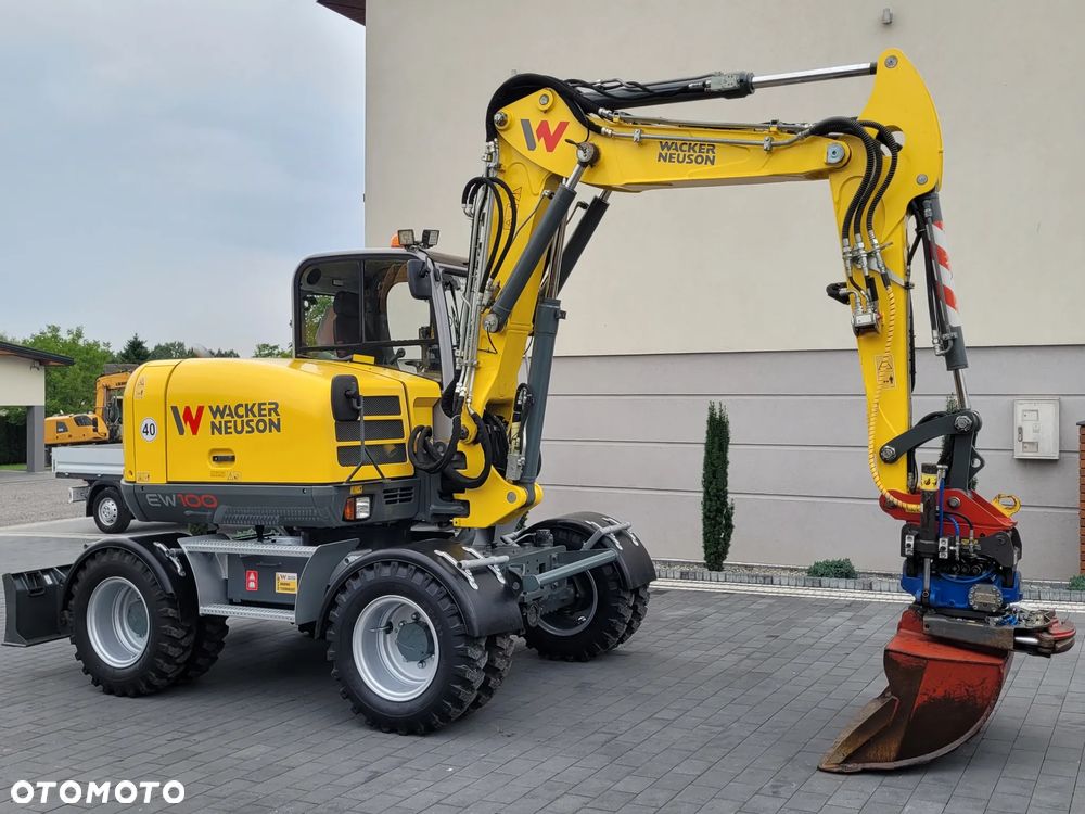 Wacker Neuson EW100 / ROTOTILT ze szczypcami / bogate wyposażenie /