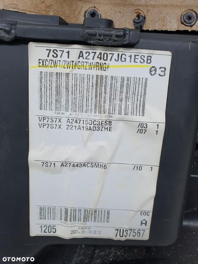 TAPICERKA BOCZEK DRZWI LEWY TYŁ FORD MONDEO MK4 7S71-A27407-JG - 8