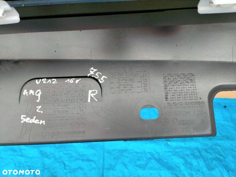 Mercedes W212 Lift Listwa Nakładka Progowa Prawa AMG Kolor 755 - 3