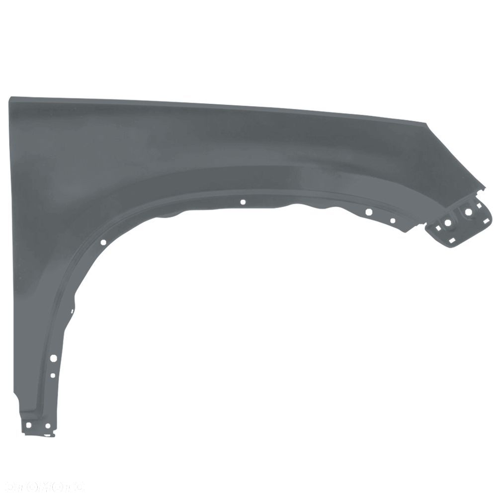 BLU Błotnik VOLKSWAGEN VW TIGUAN 1 I 5N LR7N prawy szary 2007-2016 przód MountainGrau - 2