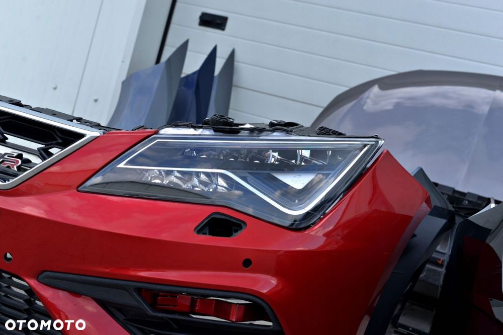 MASKA BŁOTNIK ZDERZAK PAS PRZEDNI BELKA LAMPA LED GRILL SEAT LEON III 3 5F 17- - 16