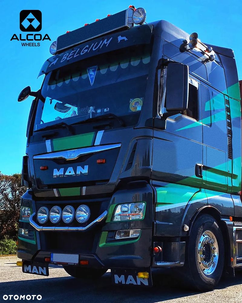 MAN / ORYGINALNE FELGI ALCOA + Kapselki GRATIS / ET120 / 22,5 x 11,75 / LVL ONE / KOSZTY FV / DOSTAWA GRATIS - 10