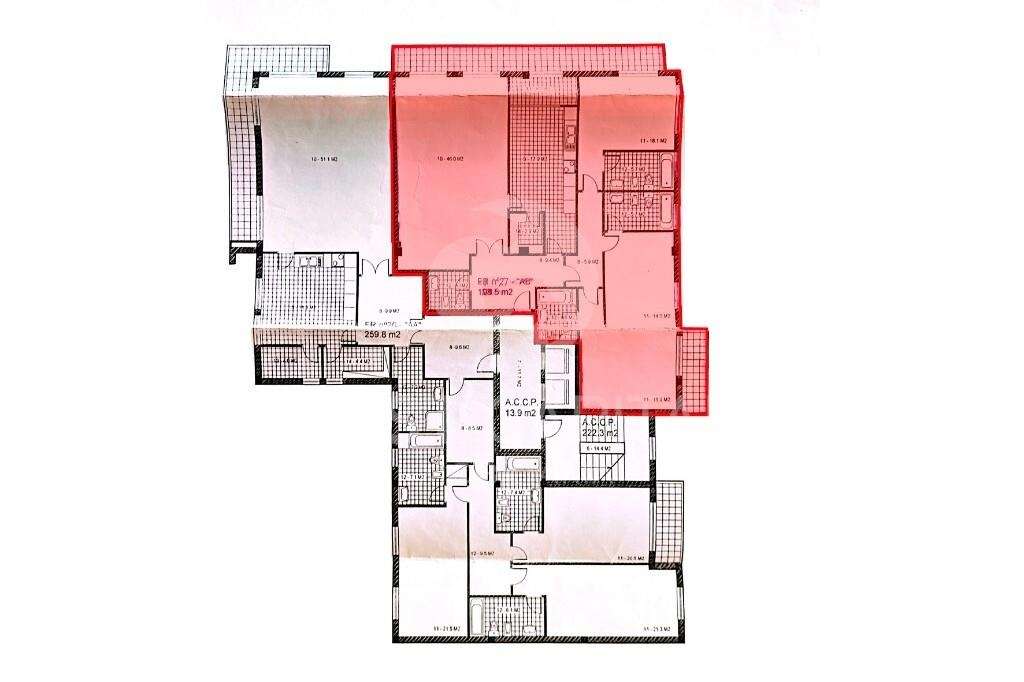 Apartamento T3 Amplo com 198,5 m2 | 7.º Piso | Marco de Canaveses - Grande imagem: 3/34
