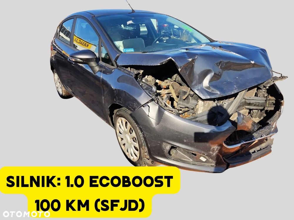 Ford Fiesta Mk7 2017 Silnik 1.0 EcoBoost (SFJD) 100 KM (74 kW) QF Na części silnik, drzwi, klapa bagażnika, zderzak, lampa - 2