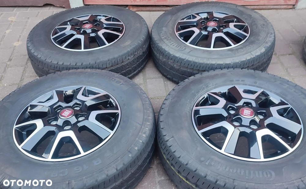 Koła Felgi Aluminiowe Oryg. Fiat Ducato Camper 16Cali 5x118 Continental 225/75/16CP 2023r Bdb !!! Starogard Gdański - Wysyłka 1374083080 - 1