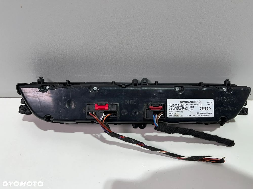 PANEL KLIMY KLIMATYZACJI AUDI A4 A5 8W 8W0820043Q - 2