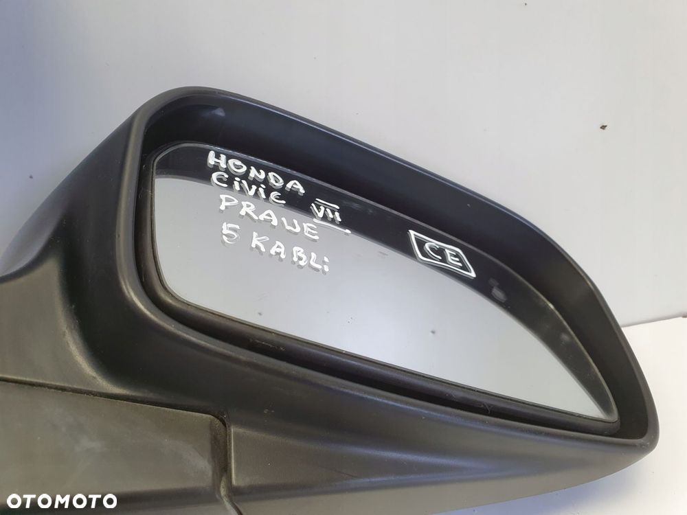 PRAWE LUSTERKO Honda CIVIC VII 00-06r _ PASAŻERA 5 kabli - 13