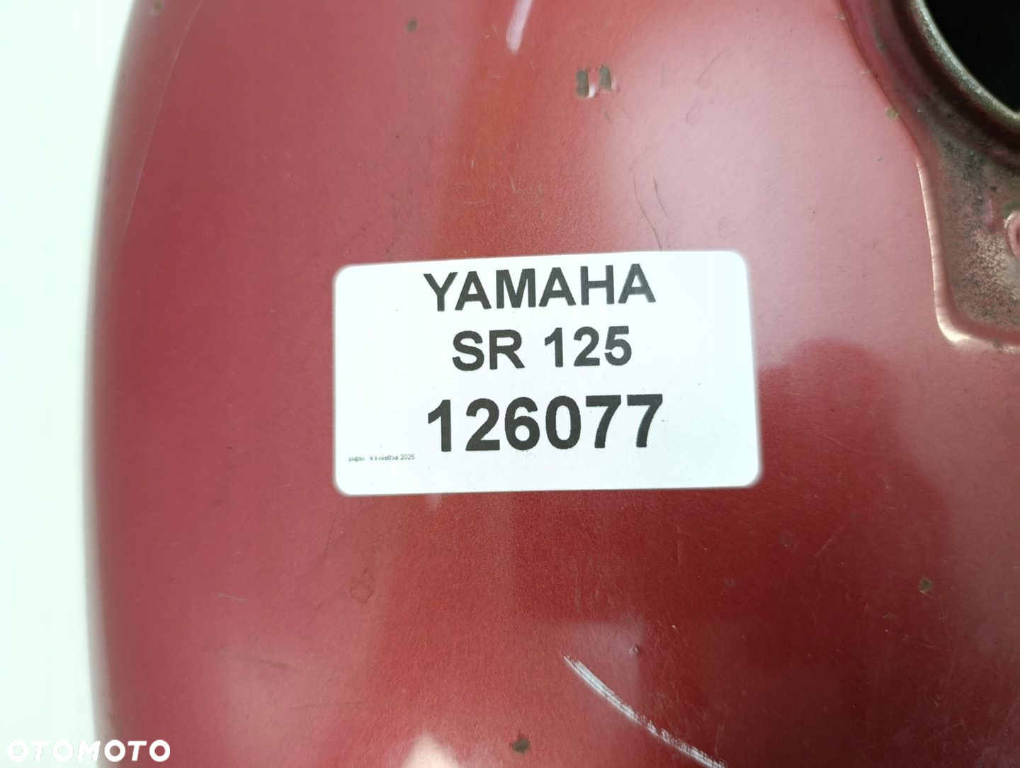 YAMAHA SR 125 ZBIORNIK PALIWA BAK - 12