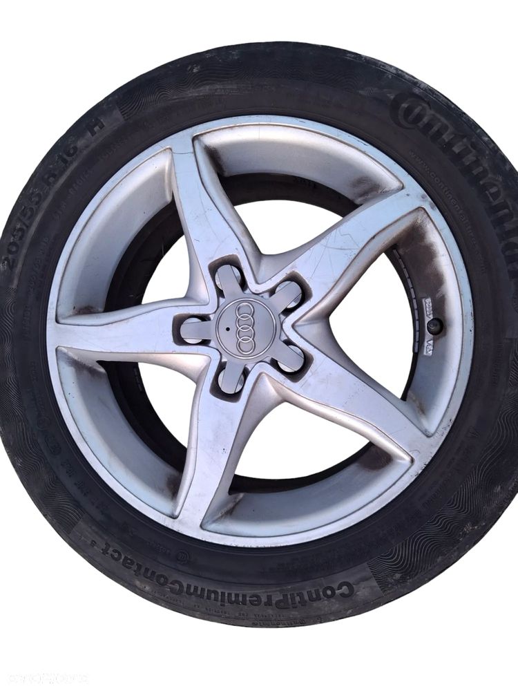FELGI ALUMINIOWE KOLA R16 AUDI A3 A4 A6 S-LINE 5X112 ET38 SLASK WYSYLKA - 5