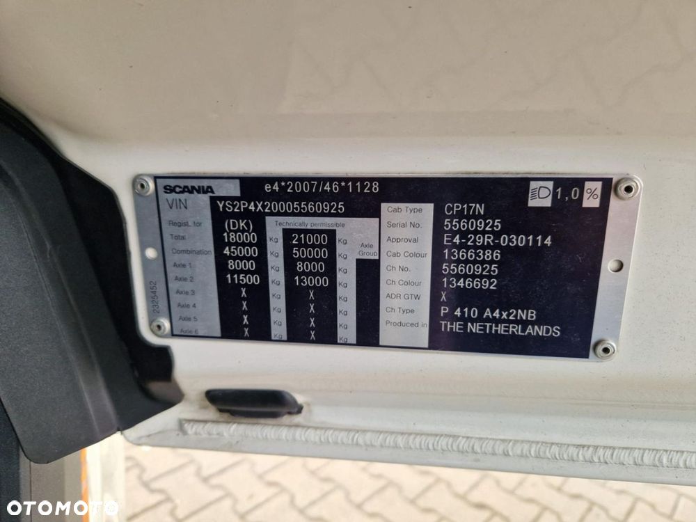 Scania P410A4X2NB Przód Na Poduszce - 25