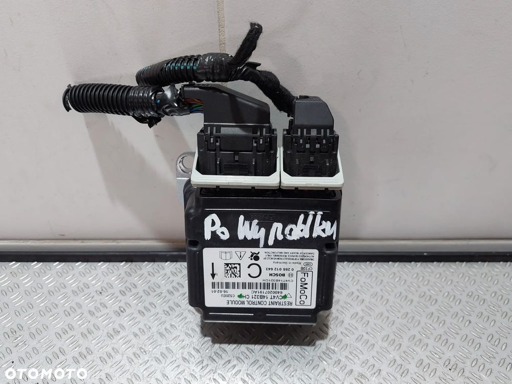 MODUŁ SENSOR STEROWNIK PODUSZEK AIR BAG FORD KUGA MK2 R2016 2,0 DISEL NR CV4T14B321CH - 1