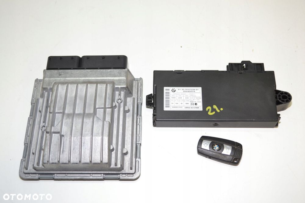 BMW E81 E82 E88 E87 E90 N43 2.0i STEROWNIK SILNIKA ZESTAW 7595179 - 1