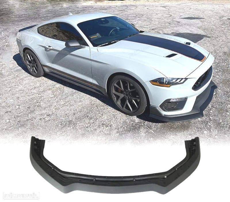 LIP SPOILER FRONTAL FORD MUSTANG 18-22 LOOK MACH 1 - 1