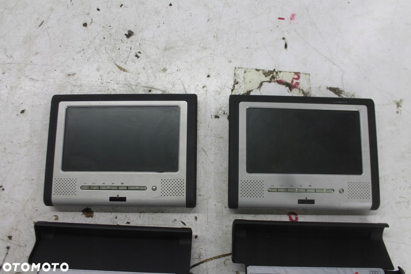EKRAN MONITOR DVD ZESTAW UCHWYT 4L0064700 AUDI Q7 4L 05-09 - 3