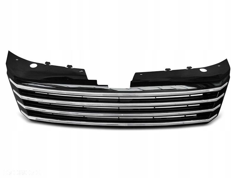 Atrapa Grill Tuning Black Chrom bez Logo VW Passat b7 3a 3aa 2010-2015 - 1
