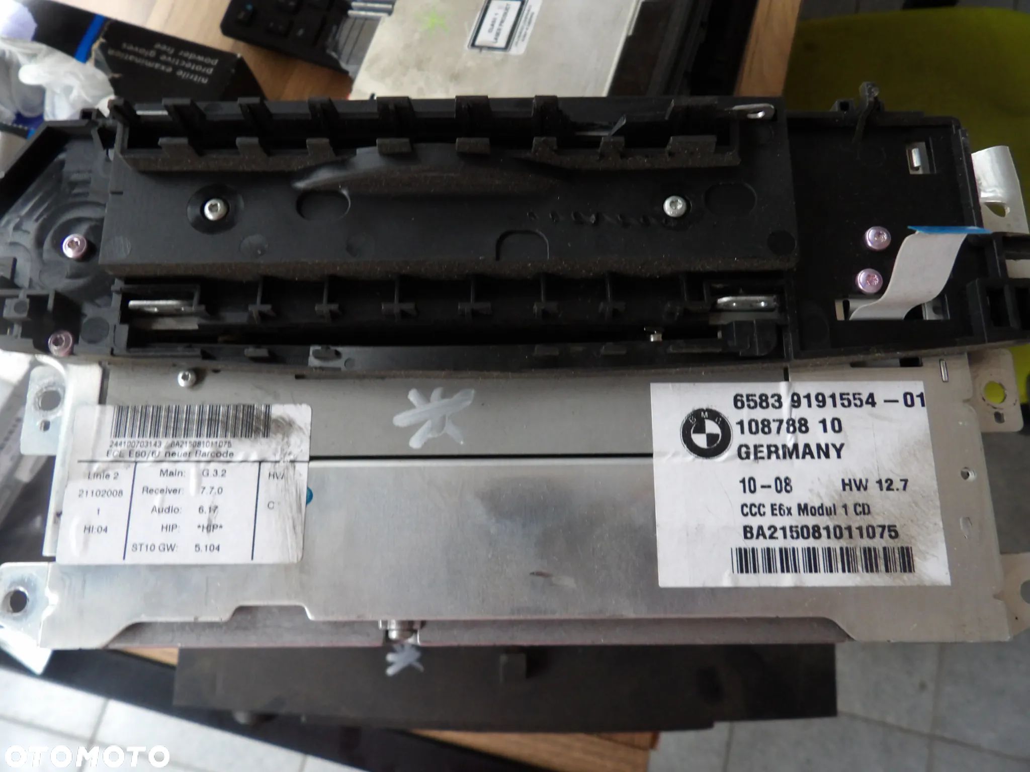 BMW - E60,E63,E64 - RADIO CZYTNIK NAWIGACJI , CCC , NAVI - 9191554 - 1
