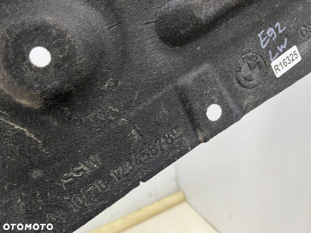 Osłona podwozia BMW E92 Coupe E93 cabrio 04-12r. LEWA osłona dolna płyta ORYGINALNA 7065909 - 15