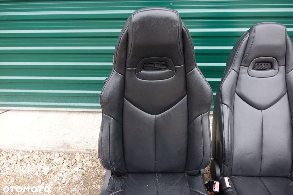 FOTEL FOTELE KANAPA KPL CZARNA SKÓRA SPORT PEUGEOT 307 CABRIO 3245233425 - 8