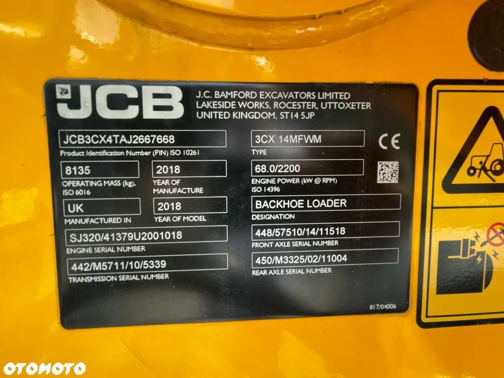 JCB 3CX / 3000 mtg / R.2018/TORQUELOCK - 14