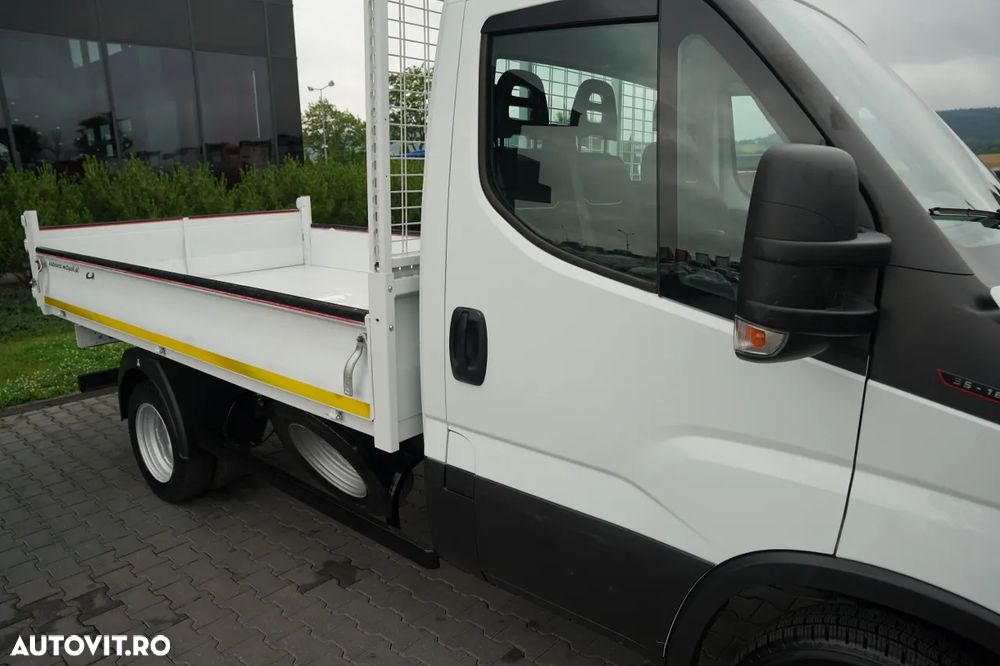 Iveco DAILY 35-160 / BASCULATOR DIN OȚEL / DUBLU / MANUAL / 3 LOCURI / EURO 6 - 21