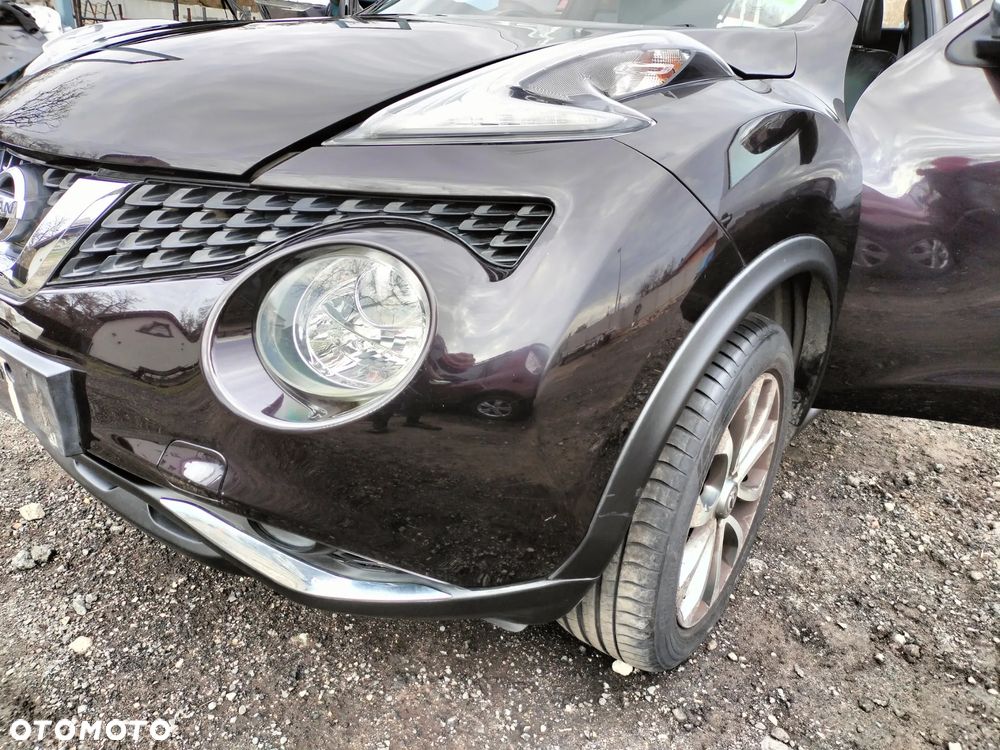 NISSAN JUKE I F15 LIFT 2014-2019 MASKA ZDERZAK PRZÓD BŁOTNIK PAS 1,2 DIG-T LAKIER GAB - 6