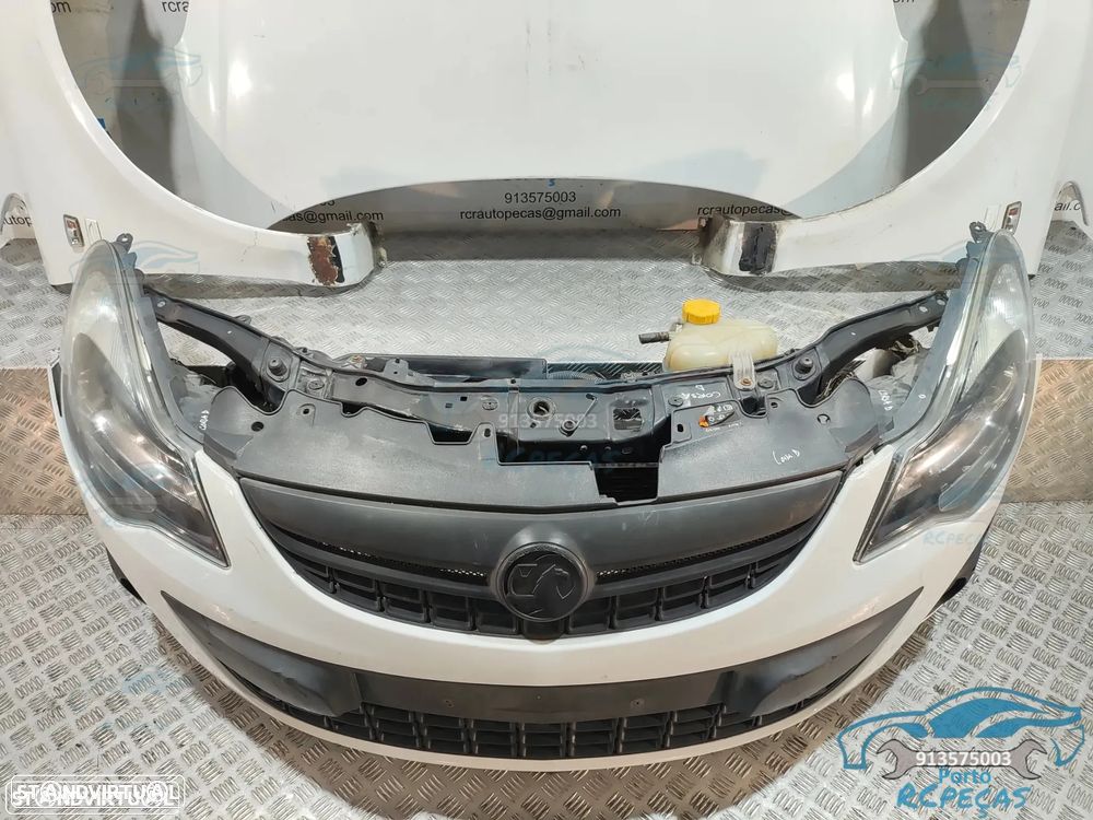 Frente Completa Opel Corsa D S07 - Facelift | LCI - Diesel | Parachoques | Parachoque | Grelha | Grelhas | Otica | Oticas | Guarda Lamas | Lama | Capo | Capot | Reforço | Fibra | Radiador | Ventilador | Radiadores | Para-choques - 43