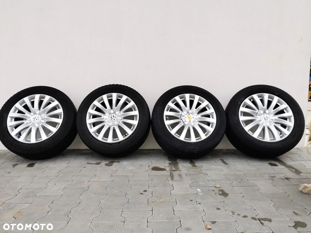 VW PHAETON 12R FELGI KOLA 5X112 ET40 235/55 R17 CALY KOMPLET Z OPONAMI FELGA 3D0602025 AN - 1