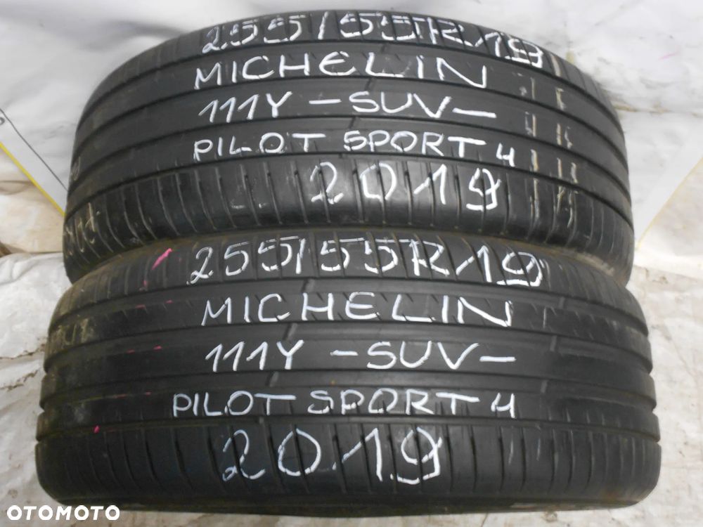 OPONY 255/55R19 MICHELIN PILOT SPORT 4 SUV DOT 2019 7.5MM - 1
