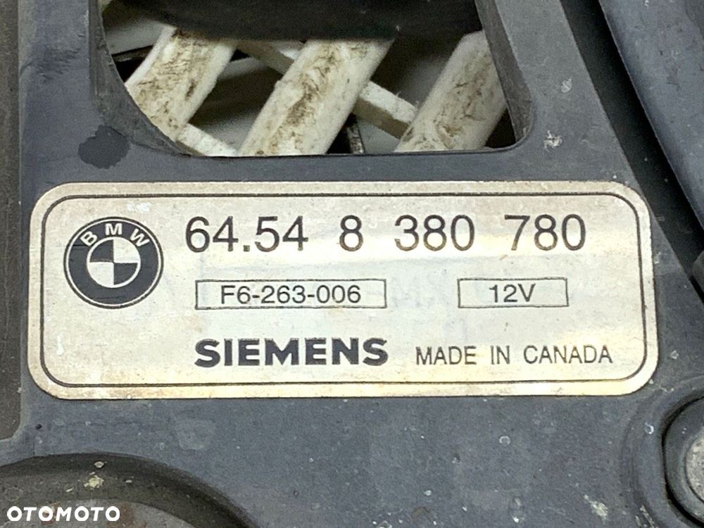 WENTYLATOR KLIMATYZACJI  BMW 5 (E39) 1995 - 2003 525 tds 105 kW [143 KM] olej napędowy 1996 - 2003 - 3
