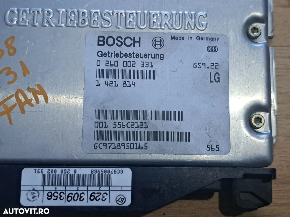 Unitate control ECU calculator cutie viteze automata AGS GS9.22 Original BMW Seria 7 E38 750i 750iL Seria 8 E31 850Ci - 2