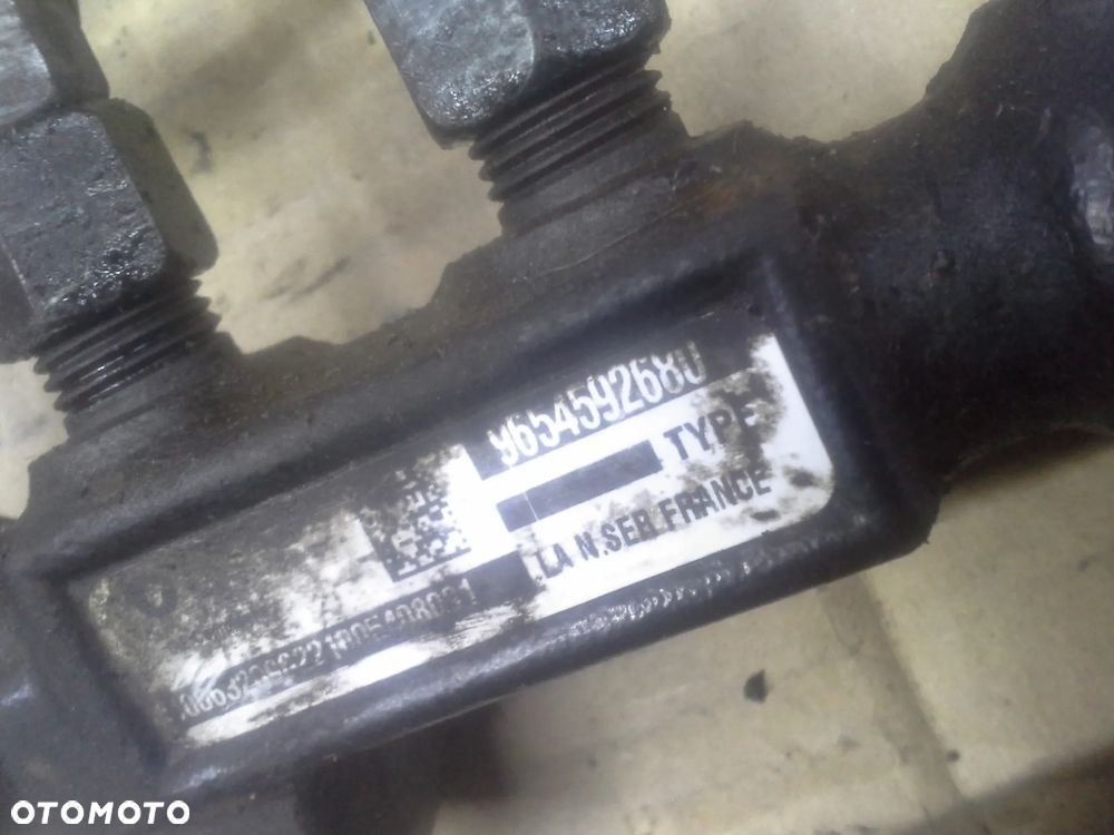 Peugeot Bipper 1.4 1.6 HDi wtryski komplet 0445110252 pompa wtryskowa 0445010102 listwa czujnik przewody komplet - 8