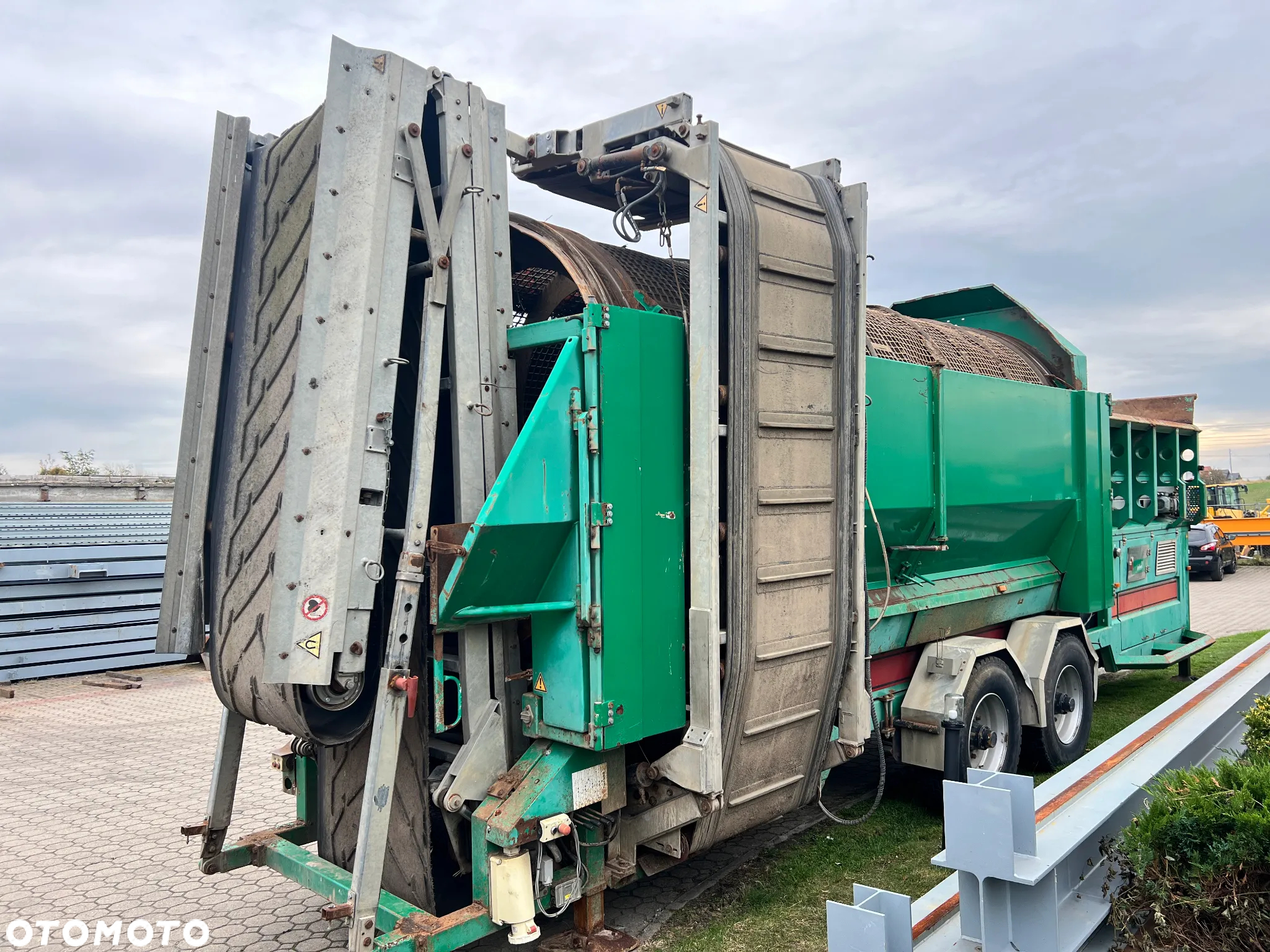 Doppstadt przesiewacz bębnowy Eggersmann Terra Select T6 T6E T60 T60E HYBRYDOWY spalinowy + elektryczny sito 40x40mm rejestracja 80km/h - 4
