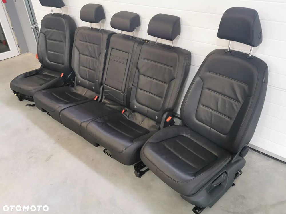 VW TOUAREG 7P 10-18R FOTEL FOTELE KOMPLET KANAPA SKÓRA - 3
