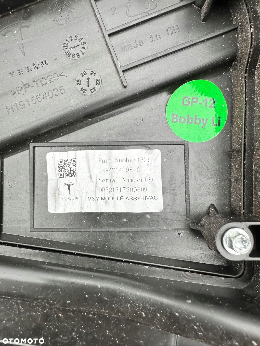 Nagrzewnica Tesla Model 3 2022r 1494714-98-G Europa Kompletna - 7