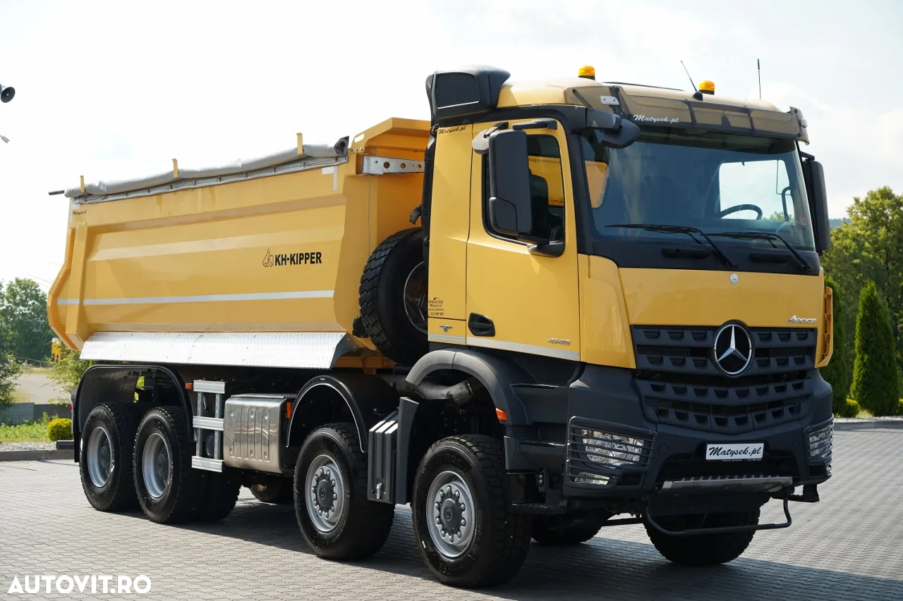 Mercedes-Benz AROCS 4145 / 8x8 / BASCULATOR SPATE / KH KIPPER / EURO 6 - 12