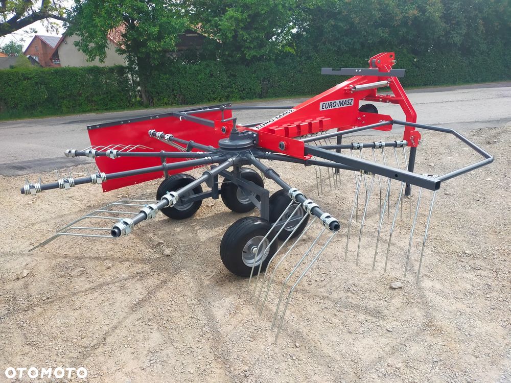 zgrabiarka karuzelowa 3,5m ARMASZ tandem/wał WOM JANPOL/EURO-MASZ od ręki TRANSPORT - 2