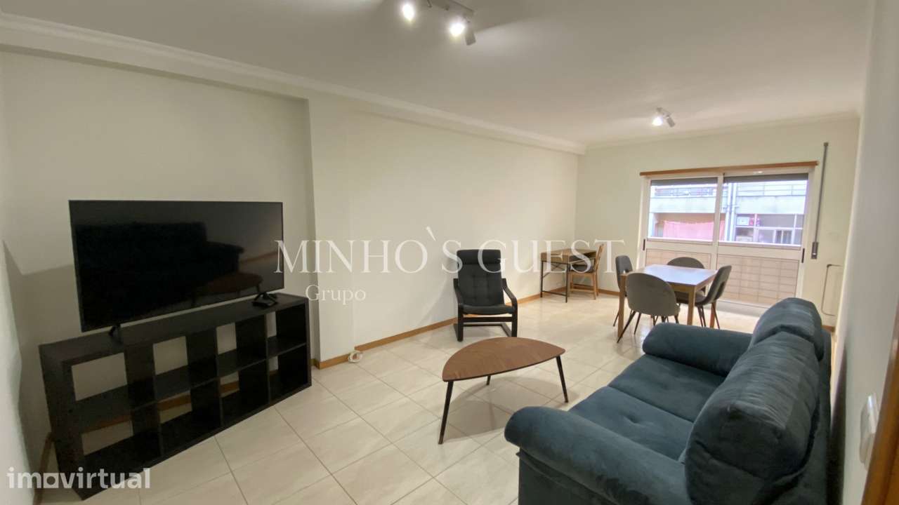 Apartamento T3 semi-mobilado c/ garagem - Braga - Grande imagem: 2/25