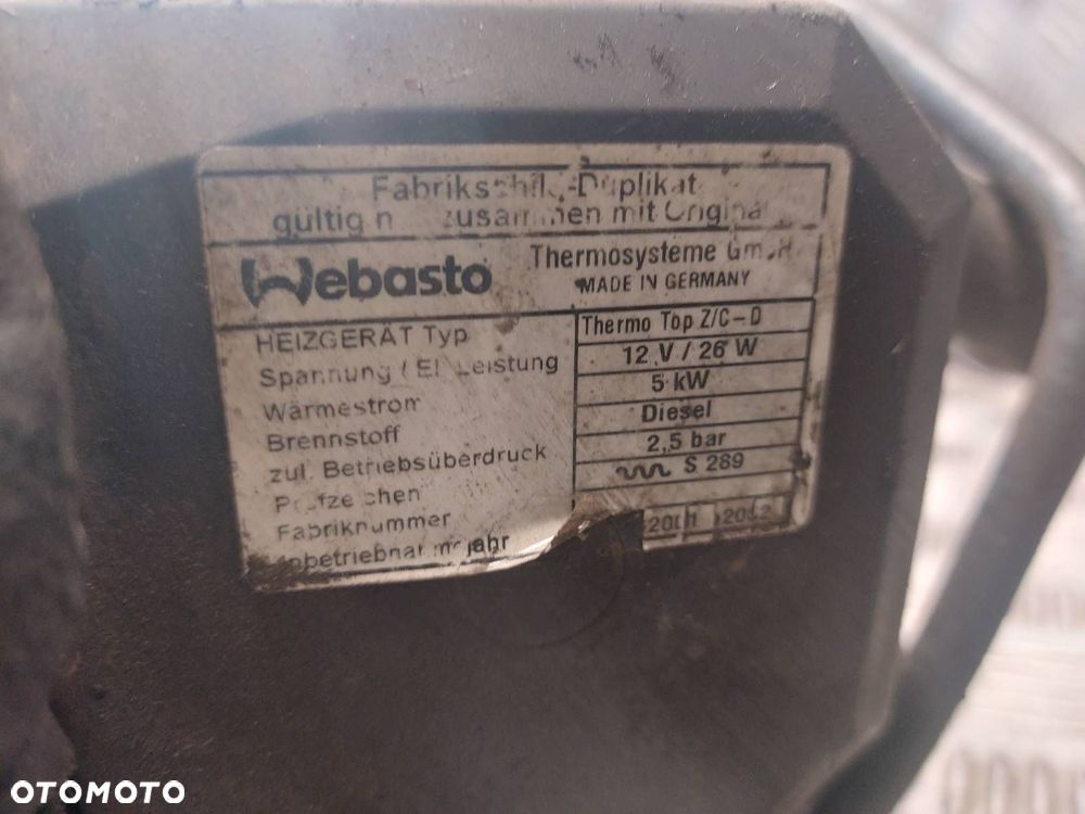 WEBASTO OGRZEWANIE POSTOJOWE FIAT ULYSSE I LIFT 2.0 JTD 65987E 66724A - 6