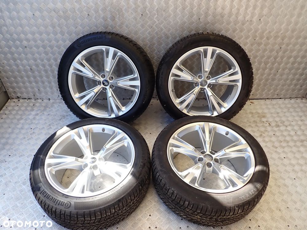 KOŁA FELGI ALUMINIOWE AUDI Q8  10JX21  ET 20 5X112  4M8601025H  Z OPONAMI ZIMA CONTINENTAL 285/45/21XL - 1